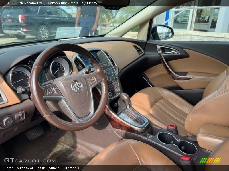 Carbon Black Metallic / Ebony 2013 Buick Verano FWD
