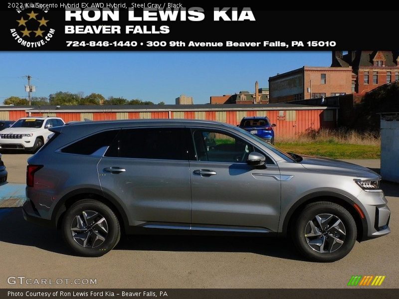 Steel Gray / Black 2022 Kia Sorento Hybrid EX AWD Hybrid