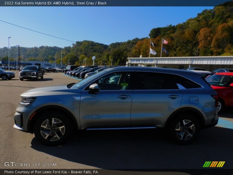 Steel Gray / Black 2022 Kia Sorento Hybrid EX AWD Hybrid