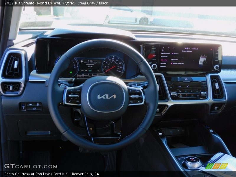 Steel Gray / Black 2022 Kia Sorento Hybrid EX AWD Hybrid