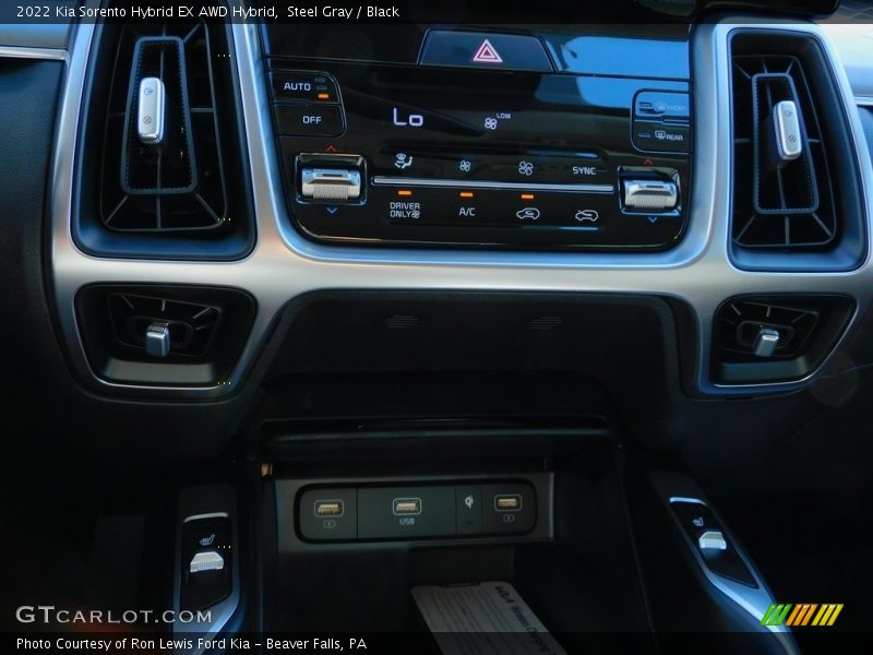 Steel Gray / Black 2022 Kia Sorento Hybrid EX AWD Hybrid