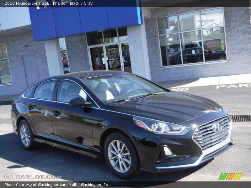 Phantom Black / Gray 2018 Hyundai Sonata SE