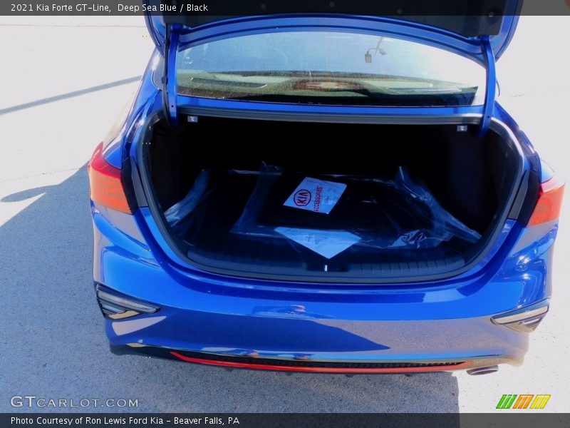 Deep Sea Blue / Black 2021 Kia Forte GT-Line