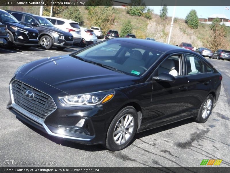 Phantom Black / Gray 2018 Hyundai Sonata SE