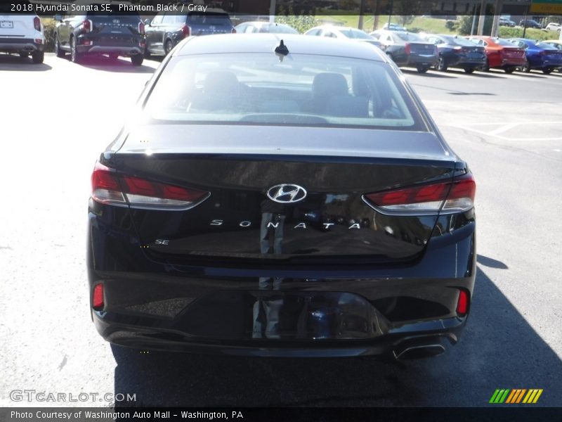 Phantom Black / Gray 2018 Hyundai Sonata SE