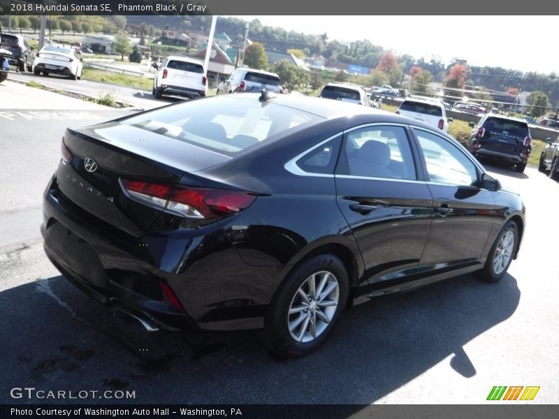 Phantom Black / Gray 2018 Hyundai Sonata SE