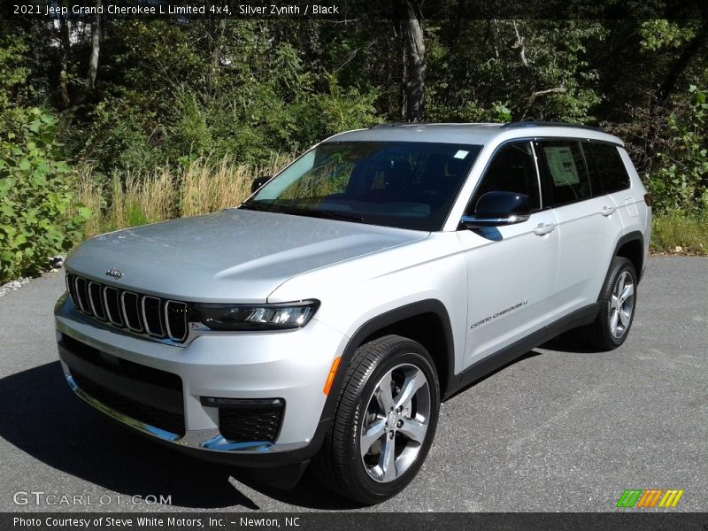 Silver Zynith / Black 2021 Jeep Grand Cherokee L Limited 4x4