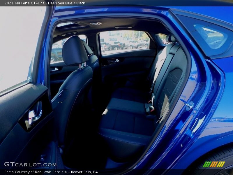 Deep Sea Blue / Black 2021 Kia Forte GT-Line