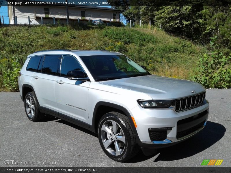 Silver Zynith / Black 2021 Jeep Grand Cherokee L Limited 4x4