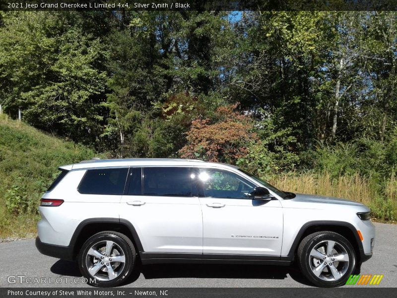 Silver Zynith / Black 2021 Jeep Grand Cherokee L Limited 4x4
