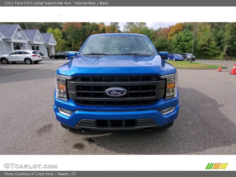 Velocity Blue / Black 2021 Ford F150 Lariat SuperCrew 4x4