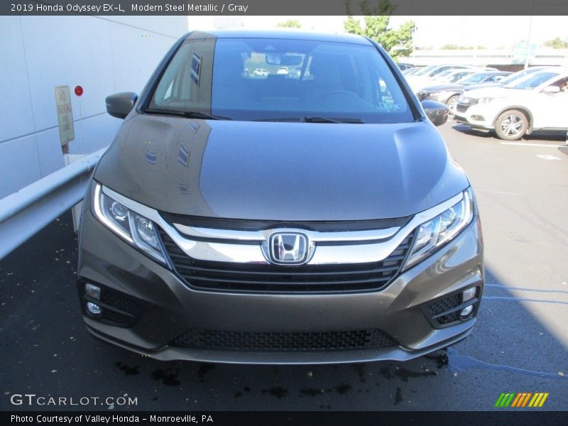 Modern Steel Metallic / Gray 2019 Honda Odyssey EX-L