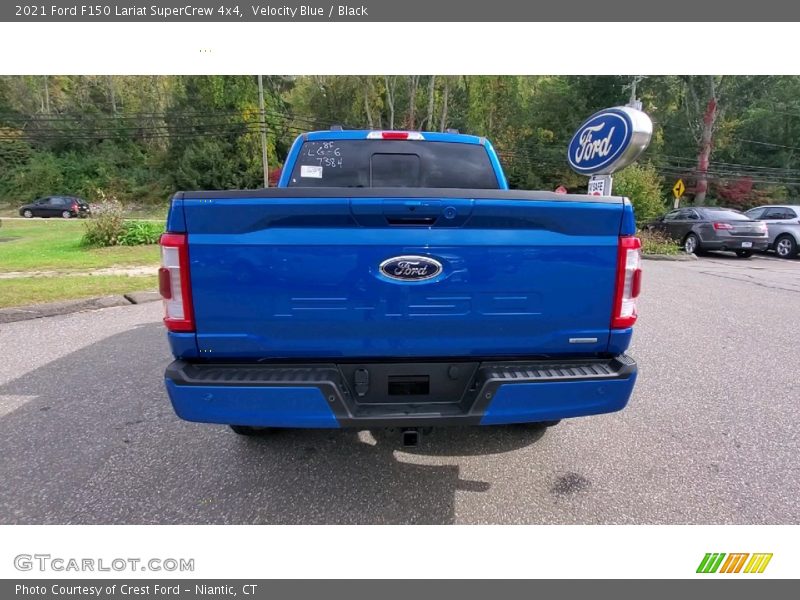 Velocity Blue / Black 2021 Ford F150 Lariat SuperCrew 4x4