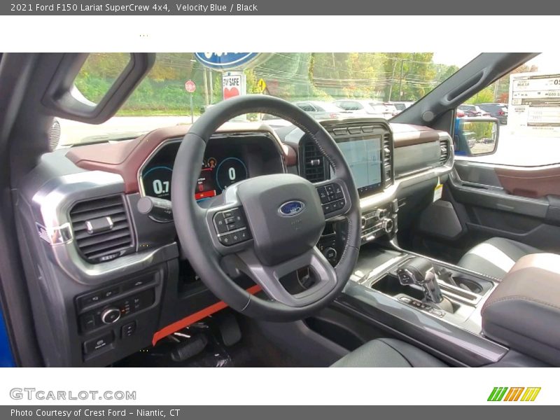  2021 F150 Lariat SuperCrew 4x4 Black Interior