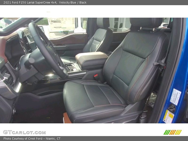 Front Seat of 2021 F150 Lariat SuperCrew 4x4