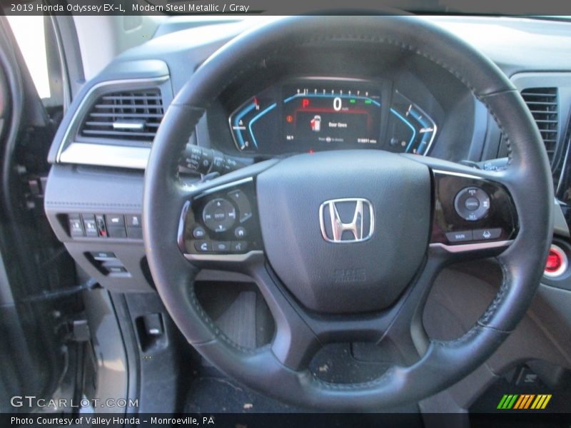 Modern Steel Metallic / Gray 2019 Honda Odyssey EX-L