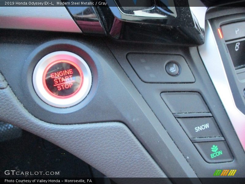 Modern Steel Metallic / Gray 2019 Honda Odyssey EX-L