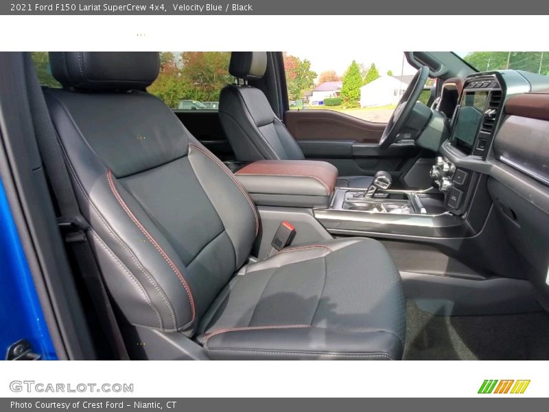 Front Seat of 2021 F150 Lariat SuperCrew 4x4