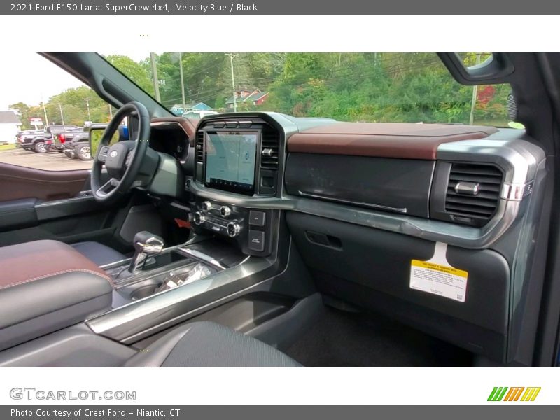 Velocity Blue / Black 2021 Ford F150 Lariat SuperCrew 4x4