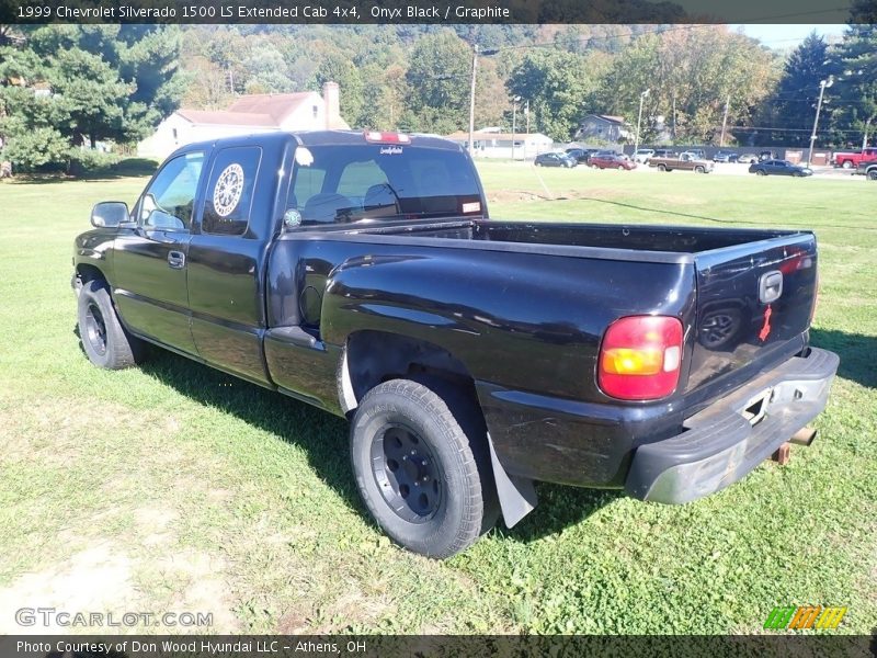 Onyx Black / Graphite 1999 Chevrolet Silverado 1500 LS Extended Cab 4x4