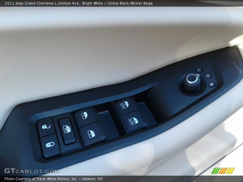 Bright White / Global Black/Wicker Beige 2021 Jeep Grand Cherokee L Limited 4x4