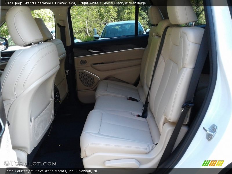 Bright White / Global Black/Wicker Beige 2021 Jeep Grand Cherokee L Limited 4x4