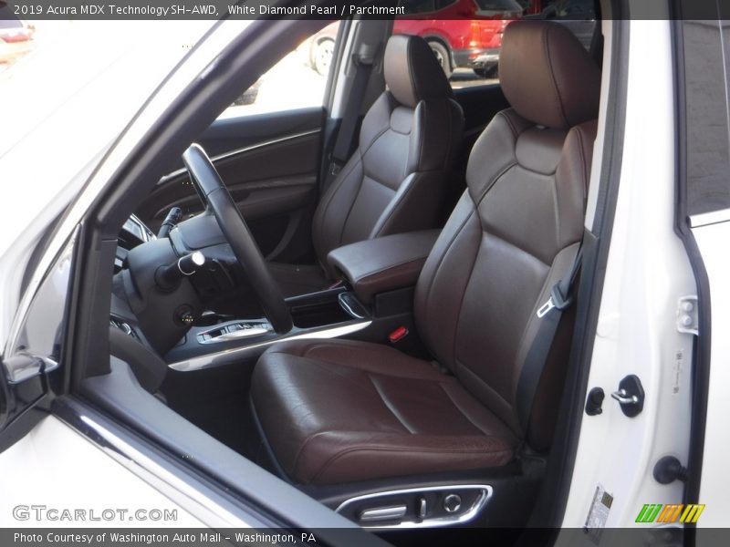 White Diamond Pearl / Parchment 2019 Acura MDX Technology SH-AWD