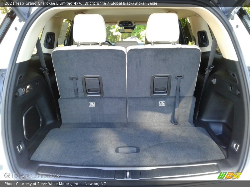 Bright White / Global Black/Wicker Beige 2021 Jeep Grand Cherokee L Limited 4x4
