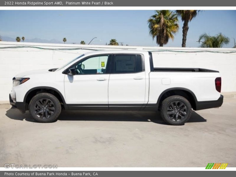  2022 Ridgeline Sport AWD Platinum White Pearl
