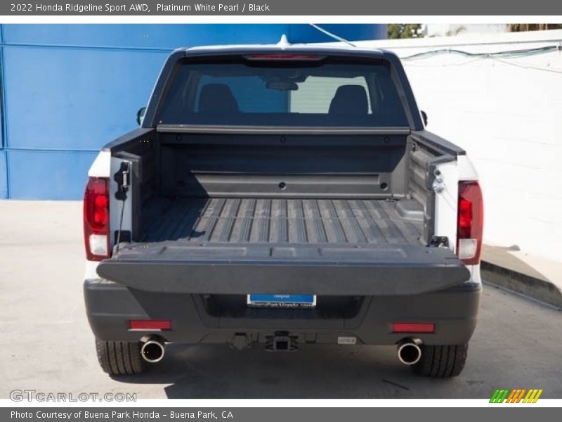 Platinum White Pearl / Black 2022 Honda Ridgeline Sport AWD