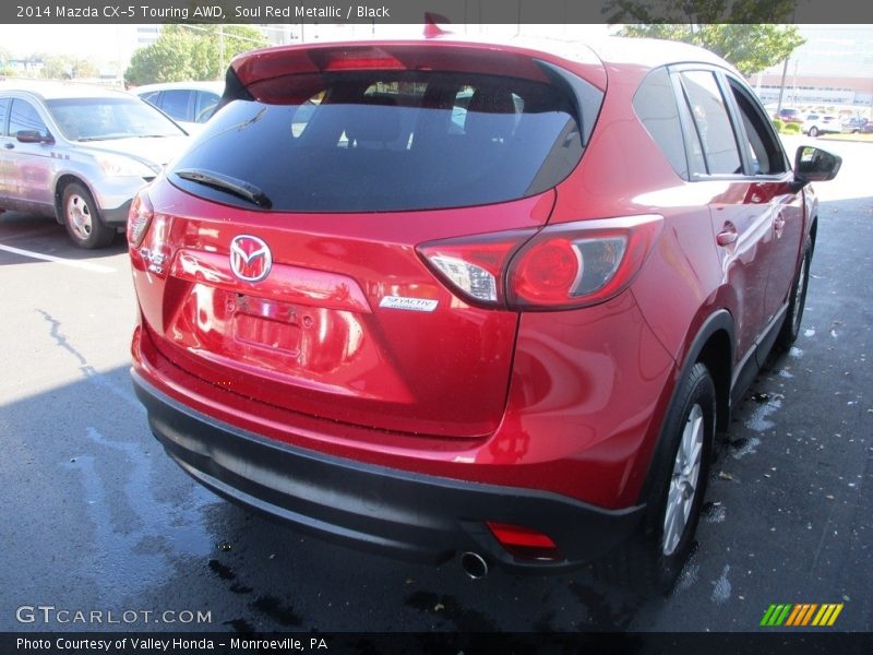 Soul Red Metallic / Black 2014 Mazda CX-5 Touring AWD