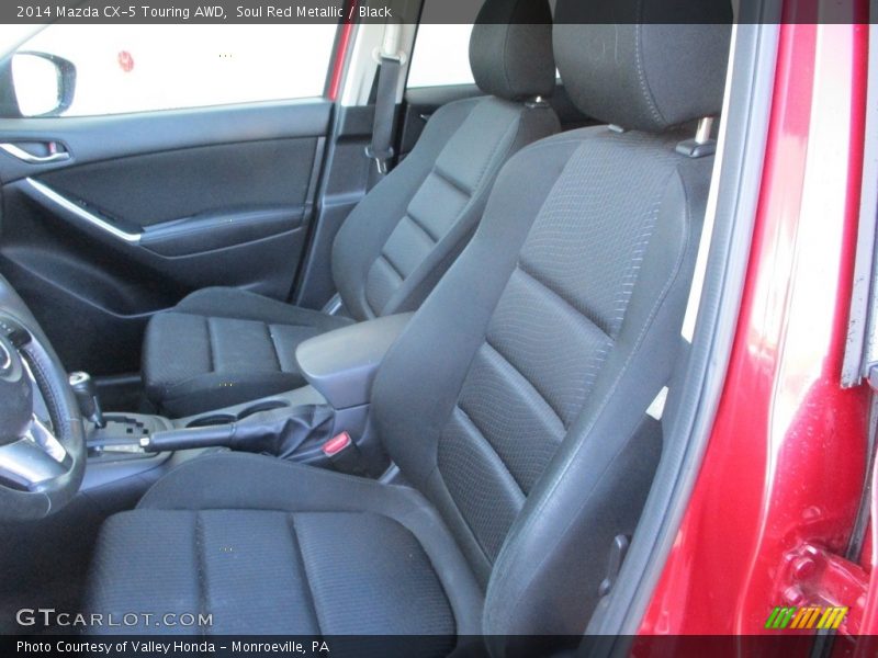 Soul Red Metallic / Black 2014 Mazda CX-5 Touring AWD
