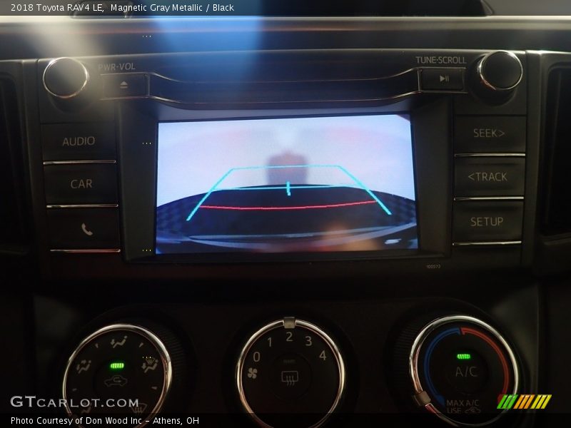 Magnetic Gray Metallic / Black 2018 Toyota RAV4 LE