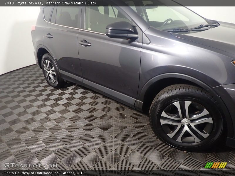 Magnetic Gray Metallic / Black 2018 Toyota RAV4 LE