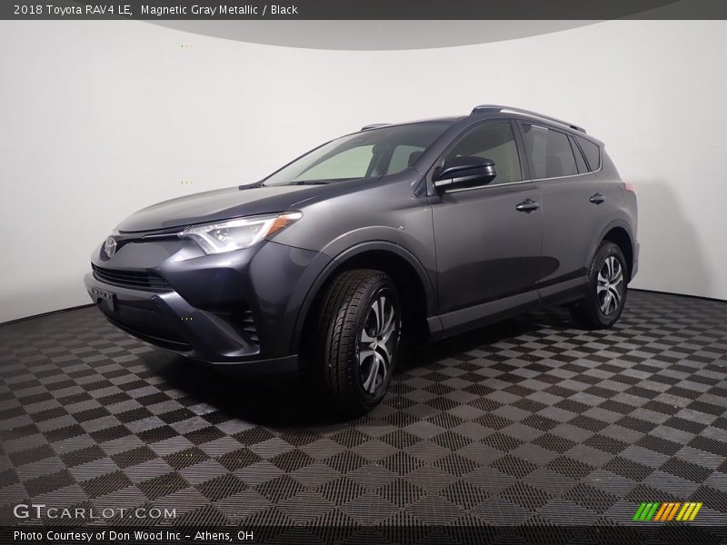 Magnetic Gray Metallic / Black 2018 Toyota RAV4 LE