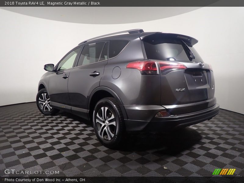 Magnetic Gray Metallic / Black 2018 Toyota RAV4 LE