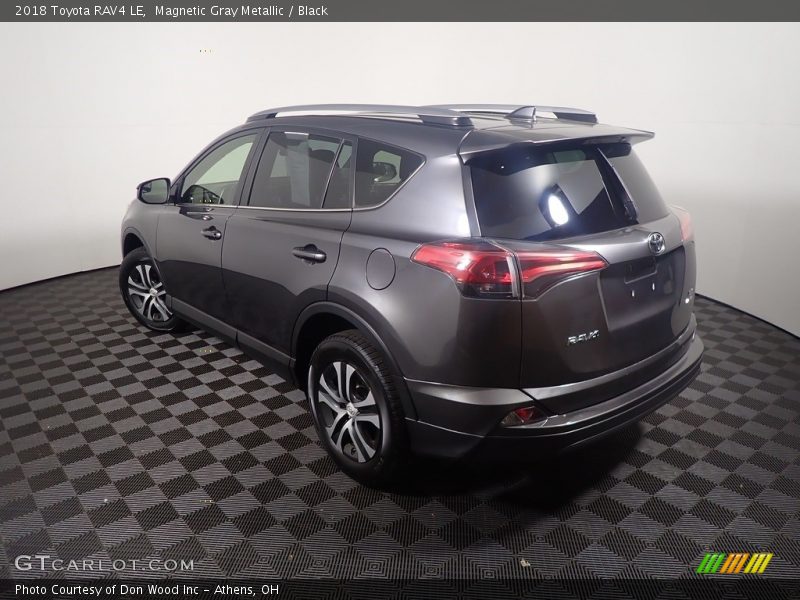 Magnetic Gray Metallic / Black 2018 Toyota RAV4 LE