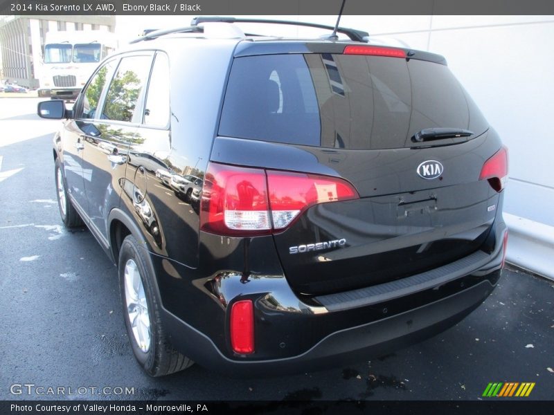 Ebony Black / Black 2014 Kia Sorento LX AWD