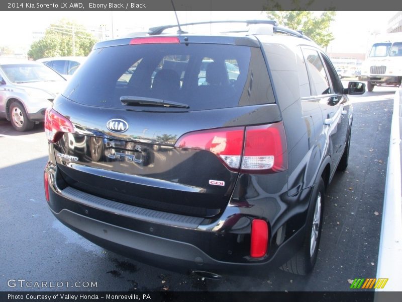 Ebony Black / Black 2014 Kia Sorento LX AWD
