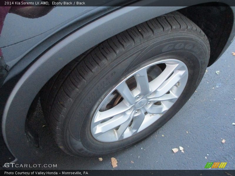 Ebony Black / Black 2014 Kia Sorento LX AWD