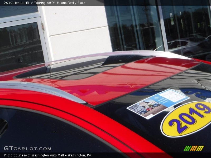 Milano Red / Black 2019 Honda HR-V Touring AWD