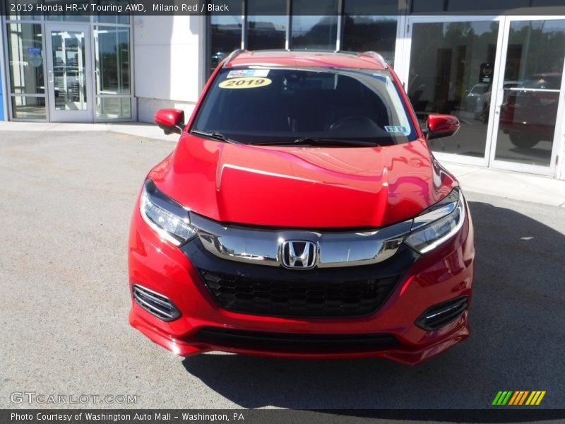 Milano Red / Black 2019 Honda HR-V Touring AWD