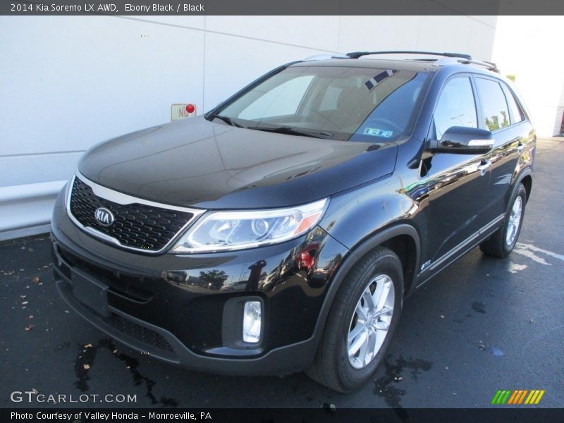 Ebony Black / Black 2014 Kia Sorento LX AWD
