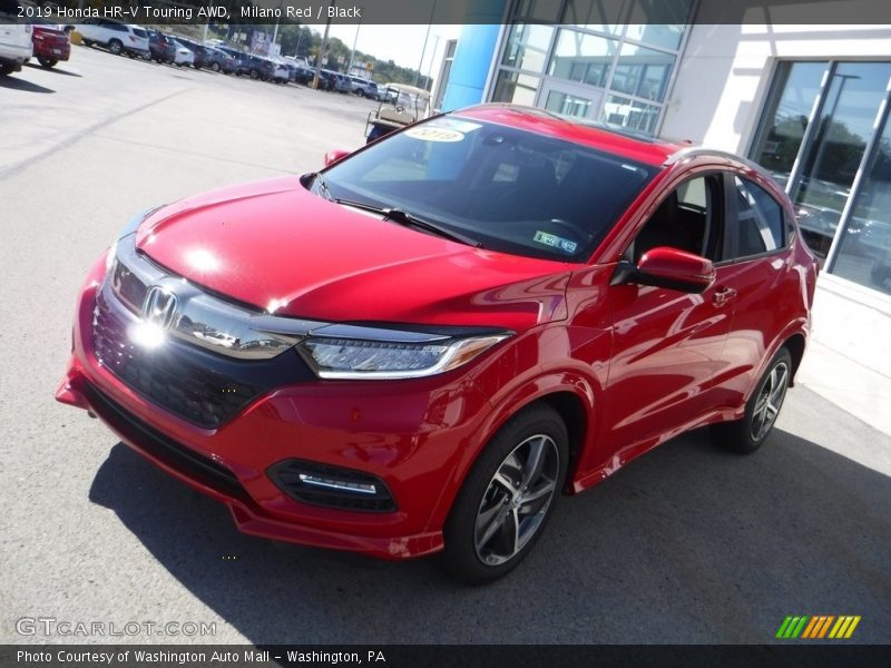 Milano Red / Black 2019 Honda HR-V Touring AWD