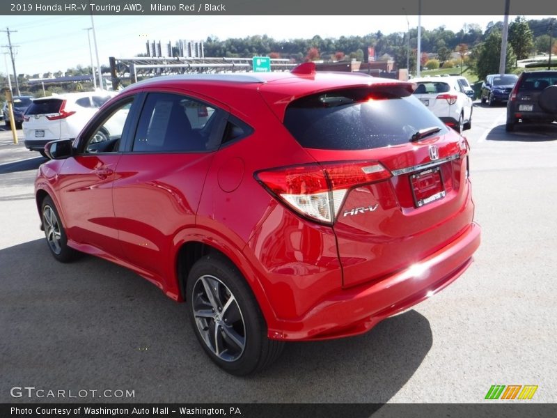 Milano Red / Black 2019 Honda HR-V Touring AWD