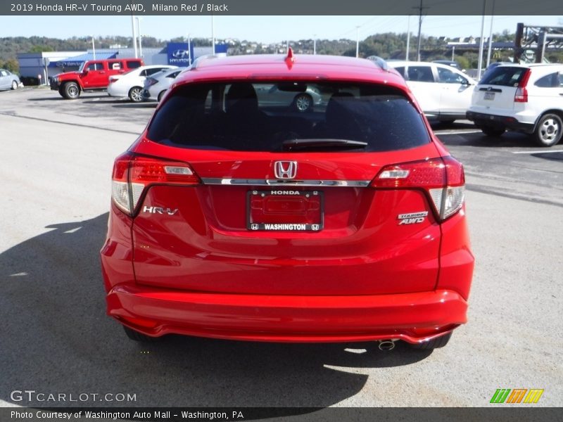 Milano Red / Black 2019 Honda HR-V Touring AWD