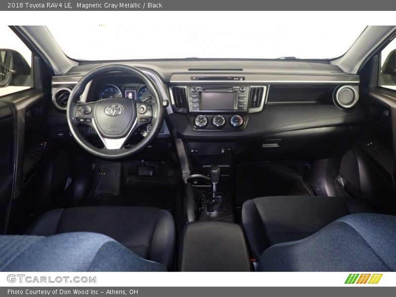 Magnetic Gray Metallic / Black 2018 Toyota RAV4 LE