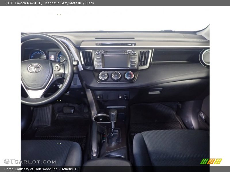 Magnetic Gray Metallic / Black 2018 Toyota RAV4 LE