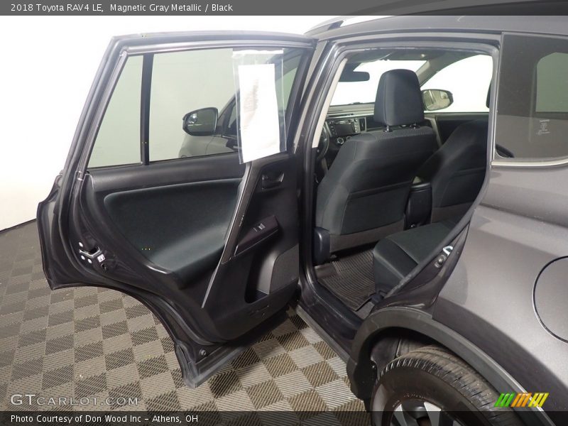 Magnetic Gray Metallic / Black 2018 Toyota RAV4 LE