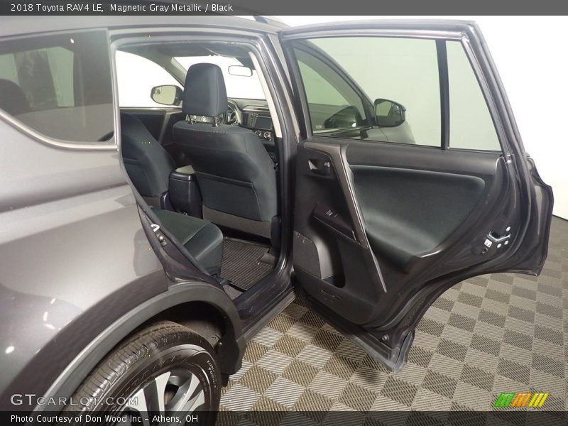 Magnetic Gray Metallic / Black 2018 Toyota RAV4 LE